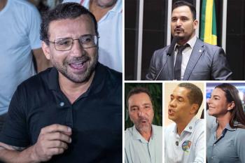 Ribeiro do Sinpol mira 15 mil votos; Fera de volta; e comissionados aparecem em atos de Hildon, Luís Fernando e Mariana