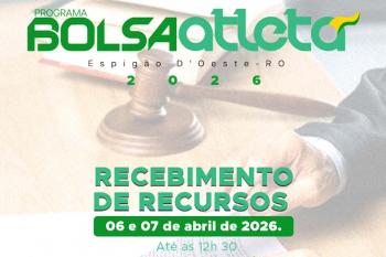 Programa Bolsa Atleta: recebimento de recursos ocorre nos dias 6 e 7 de abril