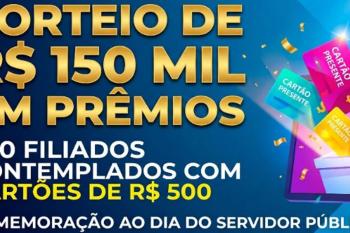Confira os Ganhadores – SINDSEF-RO sorteia 300 cartões-presente de R$ 500 em homenagem ao Dia do Servidor Público