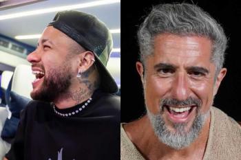 Neymar cobra Marcos Mion durante aniversário: “pede camisa, pede ingresso”