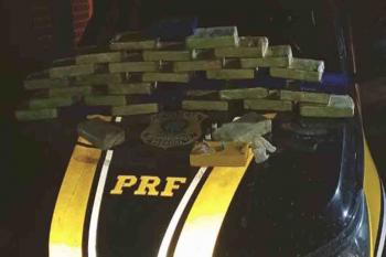 Polícia Rodoviária Federal apreende 34 kg de cocaína em Porto Velho