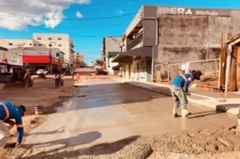 Semod concluiu mais um importante trecho de calçadas, estacionamento e acessibilidade no centro da cidade