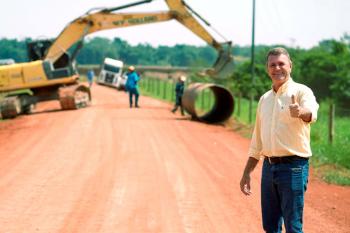 Luizinho Goebel intensifica agenda no interior e acompanha obras que impulsionam desenvolvimento em Rondônia