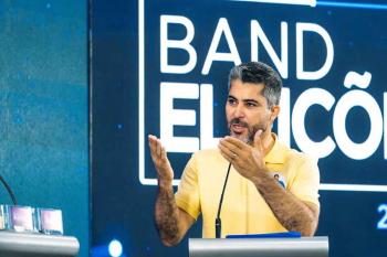 “Nós temos tudo pra dar certo”, diz Marcos Rogério ao defender propostas no debate da Band