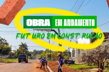 Prefeitura de Espigão do Oeste inicia construção das novas calçadas da Rua Minas Gerais