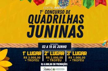 Fundação de Cultura e Juventude abre inscrições para o 1º Concurso de Quadrilhas Juninas 2026