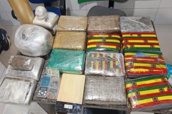 PM apreende mais de 15 kg de drogas e desarticula ponto de tráfico em Cacoal