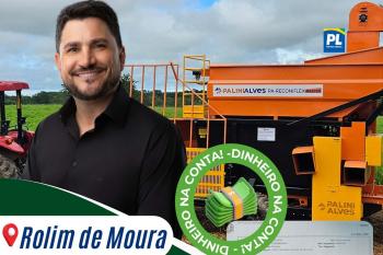 Deputado Jean Mendonça destina R$ 198 mil para fortalecer agricultura familiar em Rolim de Moura