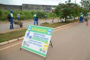 Mais de 680 mil metros de roçagem transformam a Zona Leste  Agência de Notícias