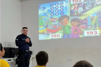 Equipe do Proerd do 7º BPM inicia Projeto PROERD Kids na Apae de Ariquemes