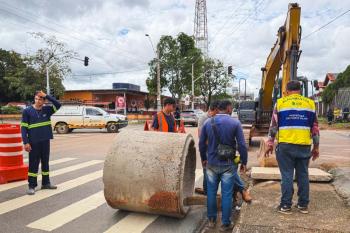 Obra de drenagem vai acabar com alagamentos históricos na zona Leste