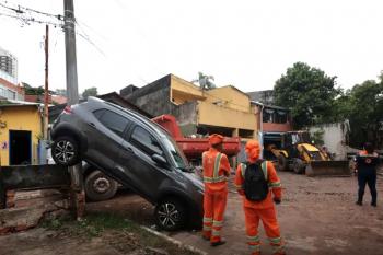 Temporais provocam alagamentos e deixam cidade de São Paulo em alerta