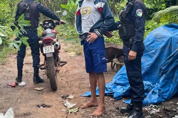 Dupla é presa após furtar moto e usar veículo em tentativa de assalto