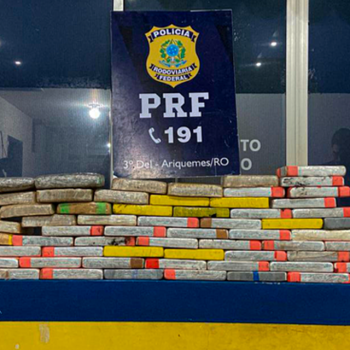 Polícia Rodoviária Federal apreende 73 quilos de drogas na BR 421