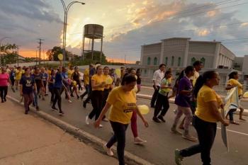 Caminhada em Prol da Vida encerra programação do Setembro Amarelo em Jaru