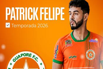 Guaporé FC contrata meio-campista Patrick Felipe para sequência da temporada
