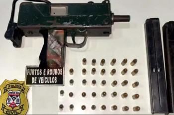 Metralhadora artesanal é apreendida durante operação da Polícia Civil 
