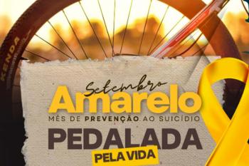 CAPS promove “Pedalada pela Vida” em Rolim de Moura em ação do Setembro Amarelo