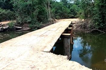 Mais uma ponte de grande porte é concluída no rio Pacarana