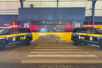 PRF apreende mais de 200 quilos de drogas em Vilhena 