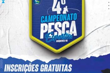 Estão abertas as inscrições para o 4º Campeonato de Pesca Esportiva de Ariquemes