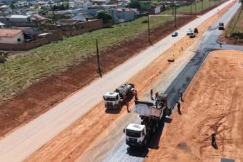 Linha 625 em Jaru recebe cerca de 4 quilômetros de pavimentação asfáltica