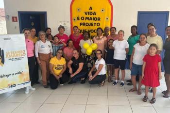 Prefeitura realiza palestra de conscientização sobre cuidados com a saúde mental na UBS Rute de Souz
