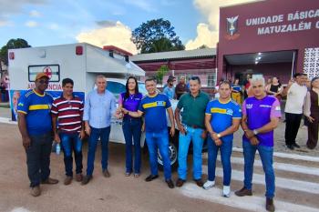 Deputado Ezequiel Neiva participa da entrega de mais uma ambulância e fortalece a saúde em Nova Mamoré