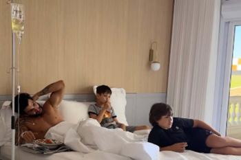 Gusttavo Lima aparece na cama com remédio na veia após polêmica por cancelar show