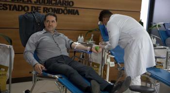 Campanha de doação de sangue mobiliza voluntários no TJRO