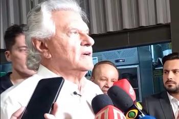 Caiado critica ausência de Lula e Flávio em debate e cobra regra para obrigar candidatos a participar