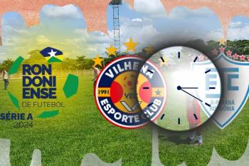 A pedido da diretoria, FFER altera horário da partida entre VEC e Ji-Paraná pela 2ª  rodada do estadual