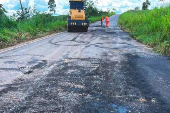 Rodovia-463 recebe recuperação asfáltica em 35 Km para garantir melhores condições de tráfego 