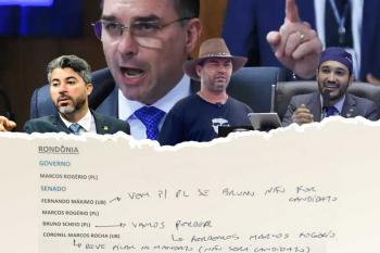 Lista “vazada” de Flávio Bolsonaro escancara os novos planos do PL para Rondônia