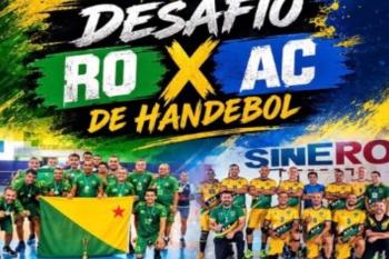 Handebol master de Rondônia viaja ao Acre para disputar 12º Desafio RO x AC