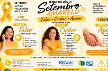 Setembro Amarelo reforça cuidado com a saúde emocional dos servidores