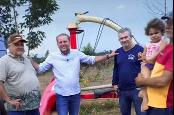 Cirone Deiró cumpre agenda em Ariquemes e acompanha entrega de equipamentos agrícolas