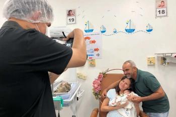 Hospital de Base inicia projeto “Amor em Fotos” e recém-nascidos internados recebem ensaios fotográficos afetivos