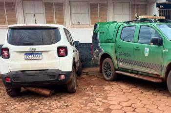 Polícia intercepta veículo furtado que seria levado para a Bolívia