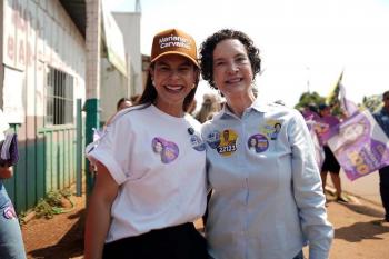 Candidata a deputada federal Vera Paixão recebe apoio de Mariana Carvalho 