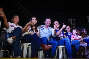 Hildon destaca união e potencial de Rondônia durante lançamento da campanha de Ismael Crispin em São Miguel