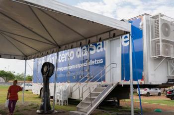 Carreta do Ministério da Saúde inicia atendimentos com exames de imagem em Vilhena 