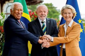 Lula discute veto à carne brasileira com líder da União Europeia e presidente da Comissão Europeia