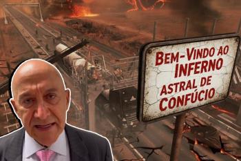 Inferno astral político de Confúcio coincide com reflexão: 'Já imaginou a eternidade dentro de um caldeirão de merda?'