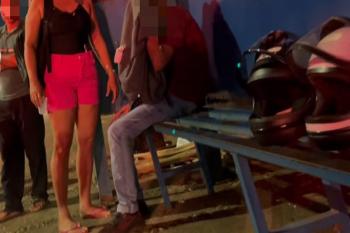 Jovem é espancado após reagir roubo em parada de ônibus na frente do Shopping