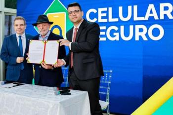 “Muita coisa vai mudar se ousarem roubar um celular daqui para frente”, diz Lula no lançamento da nova fase do Celular Seguro