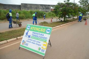 Cidade limpa muda rotina e anima trabalhadores no município de Porto Velho