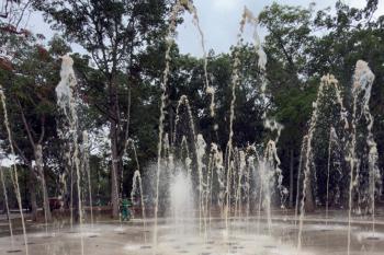 Fonte interativa do Parque Circuito terá funcionamento especial no feriado de Finados
