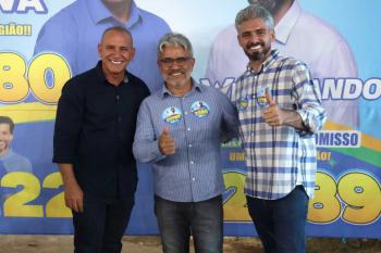 Ezequiel Neiva e Wiveslando Neiva lançam candidaturas em Cerejeiras com grande participação popular