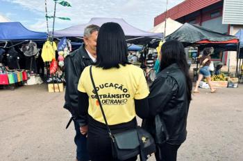 Pesquisa de campo do Detran-RO avalia alcance e conscientização do Maio Amarelo